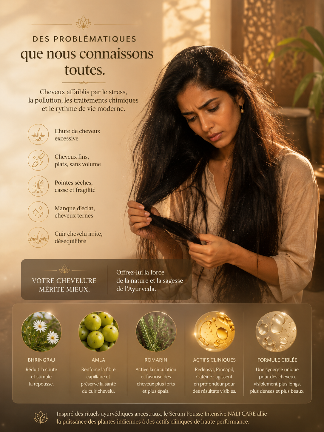 NĀLI HAIR RITUAL - Sérum Pousse Intensive & Volume