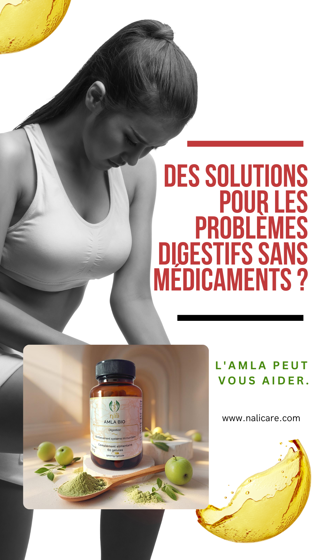 OFFRE SPÉCIALE 2X Amla Bio Pousse et volume cheveux - Digestion, Amélioration transit , Amincissement 120 GÉLULES